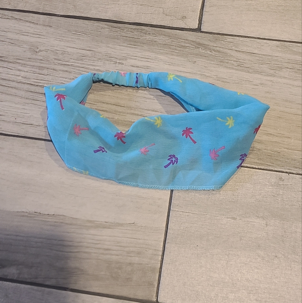 🦔Womens palm tree cloth bandana headband🧁